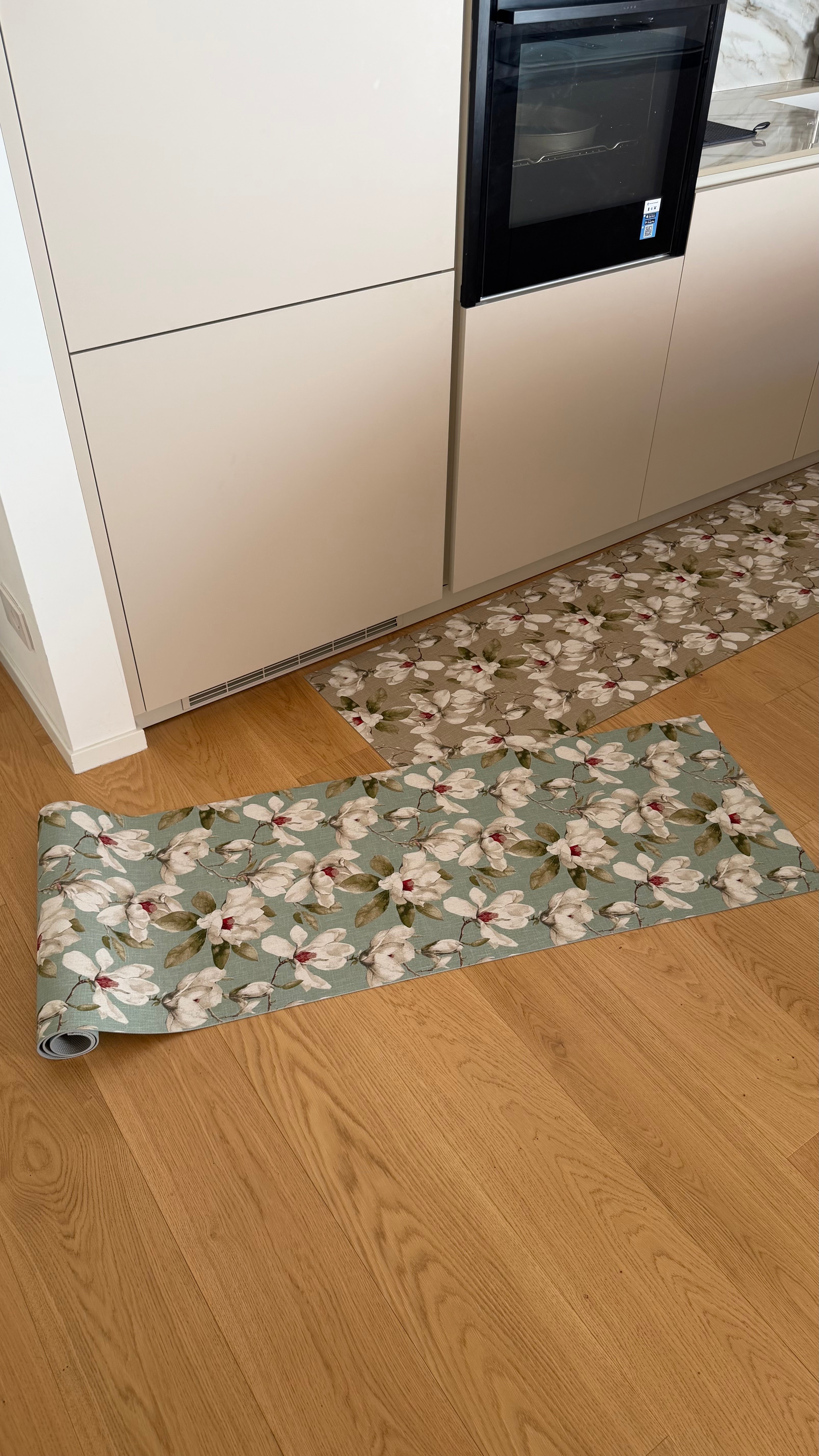 Passatoia MAGNOLIA in cotone e pvc - 2 varianti colore
