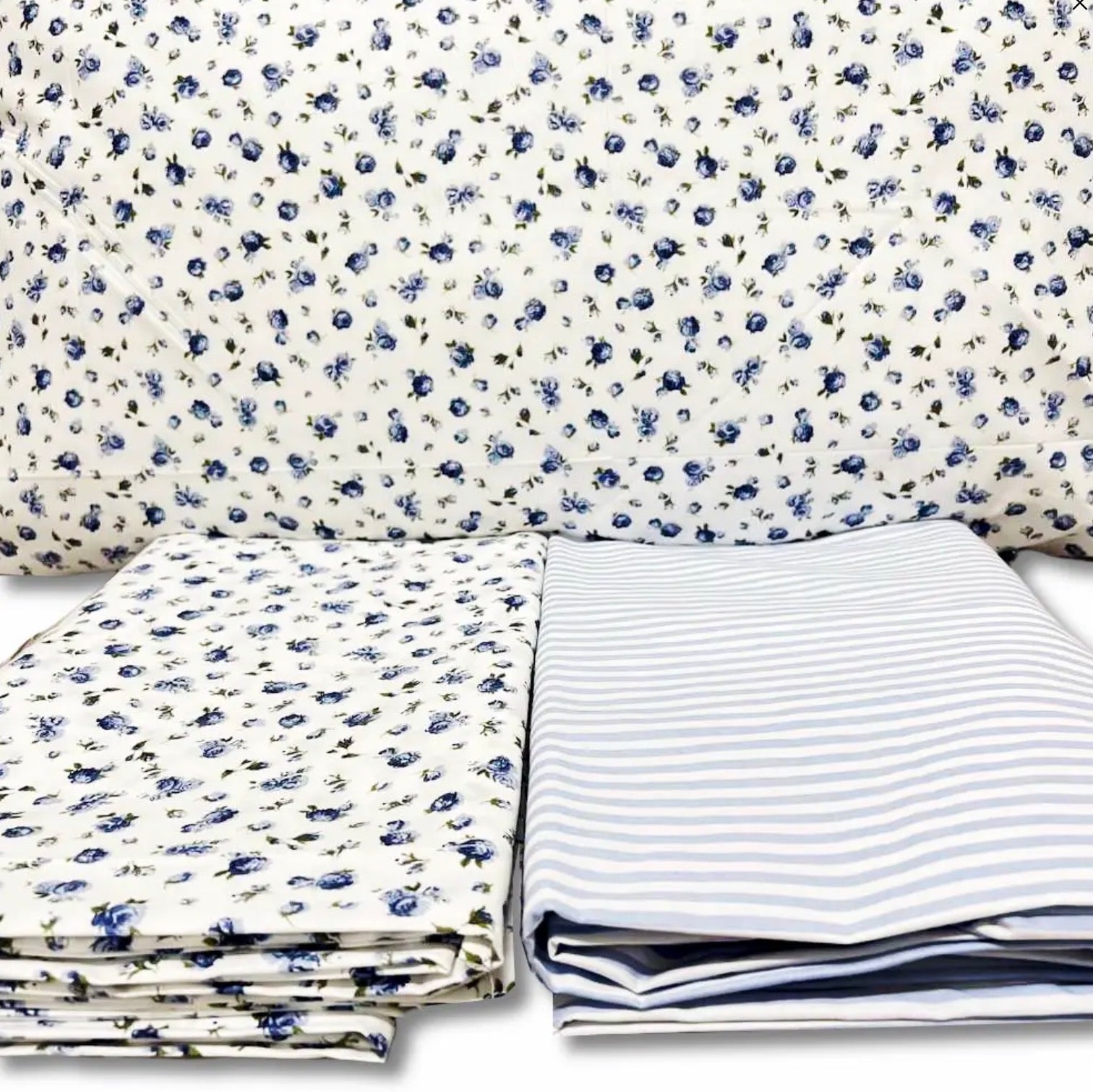 Completo letto EMY - 2 colori rosa/azzurro