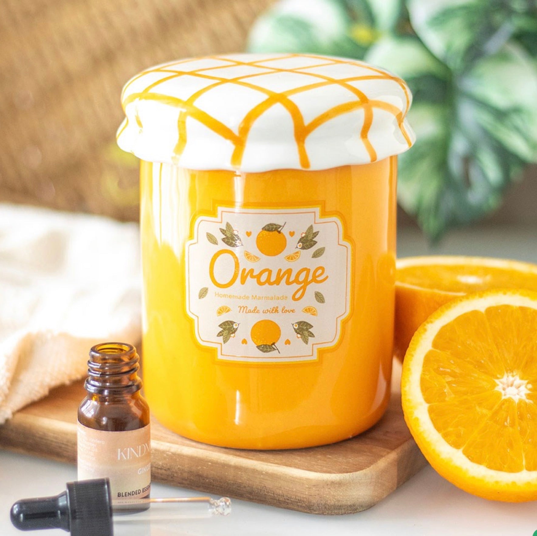 Bruciatore oli profumati / cera di soia CONFETTURA D’ARANCIA