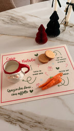 NUOVE tovagliette CARO BABBO NATALE