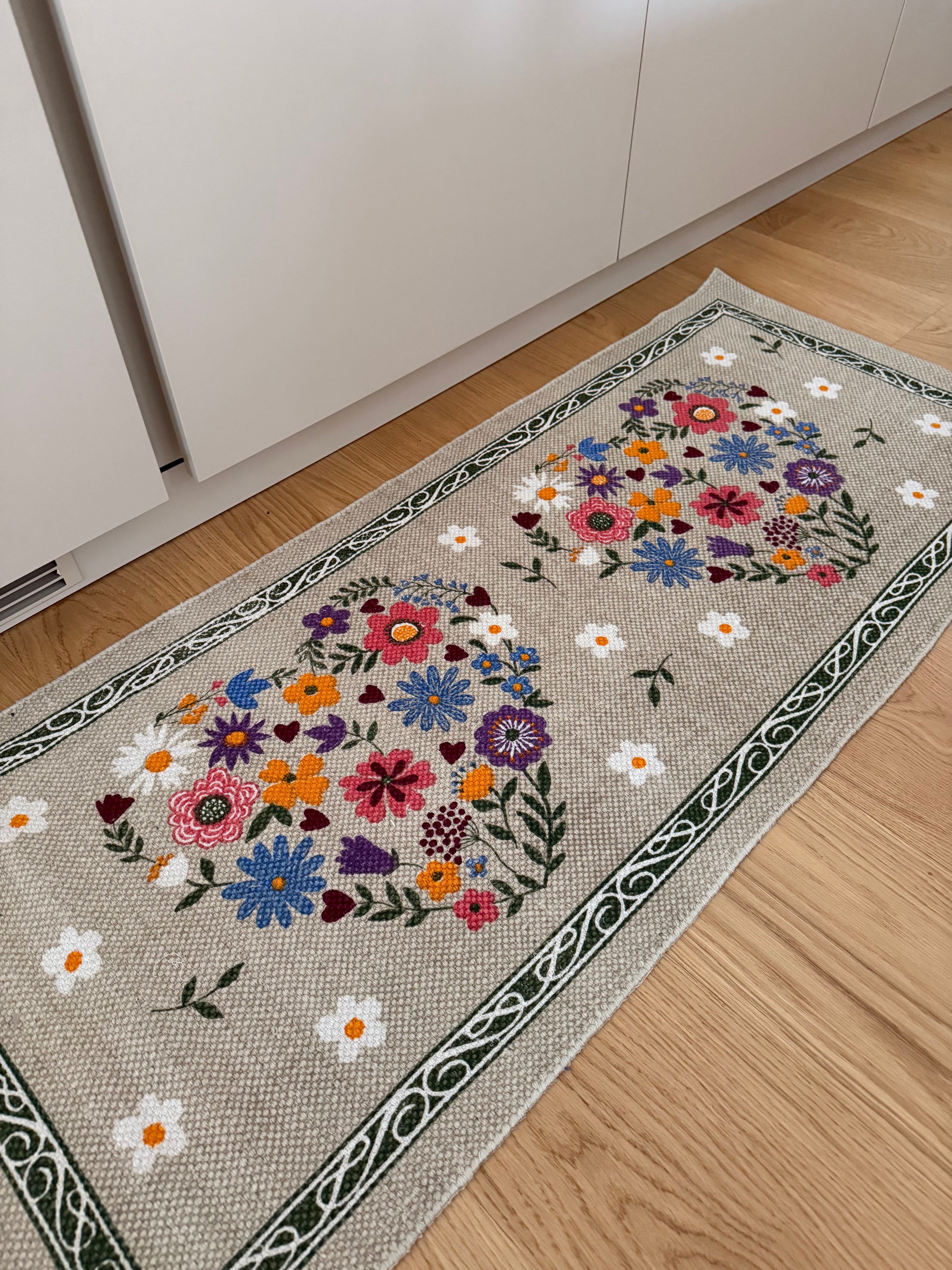 Tappeto CUORE 100% cotone in 2 misure