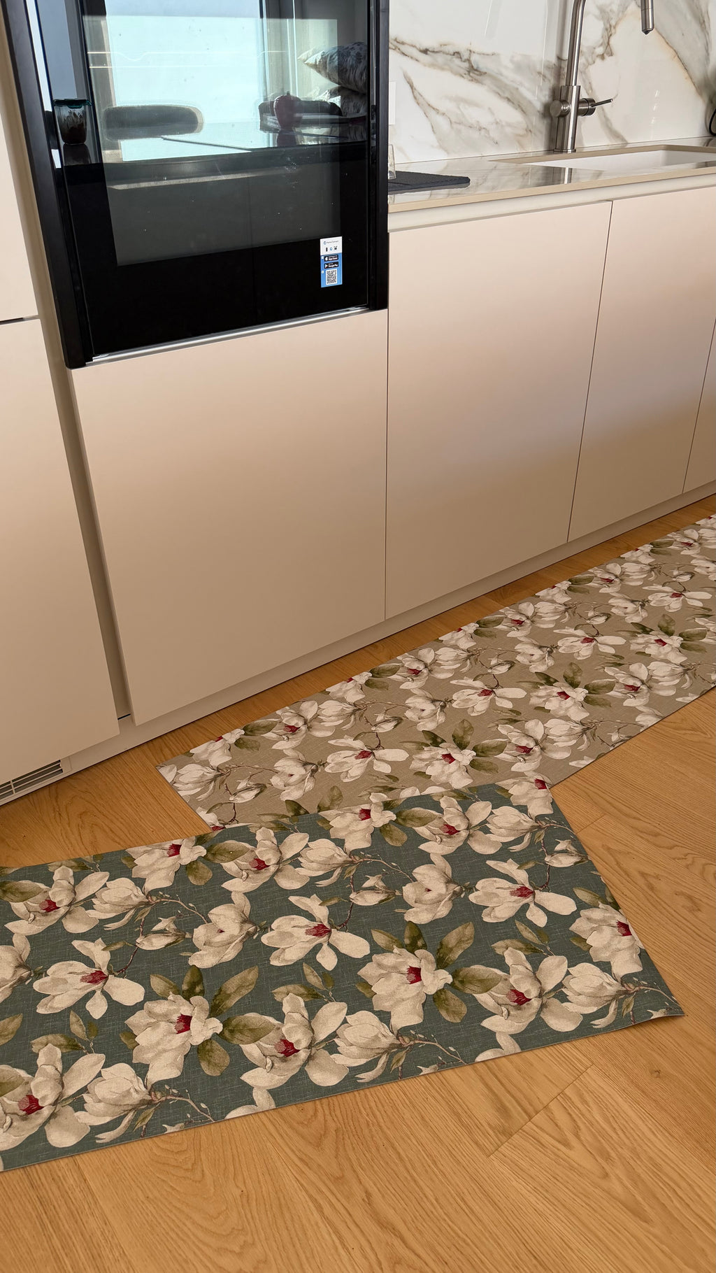Passatoia MAGNOLIA in cotone e pvc - 2 varianti colore