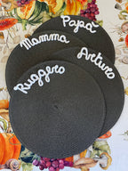 BEST SELLER ♡  Tovagliette americane Personalizzate ROTONDE