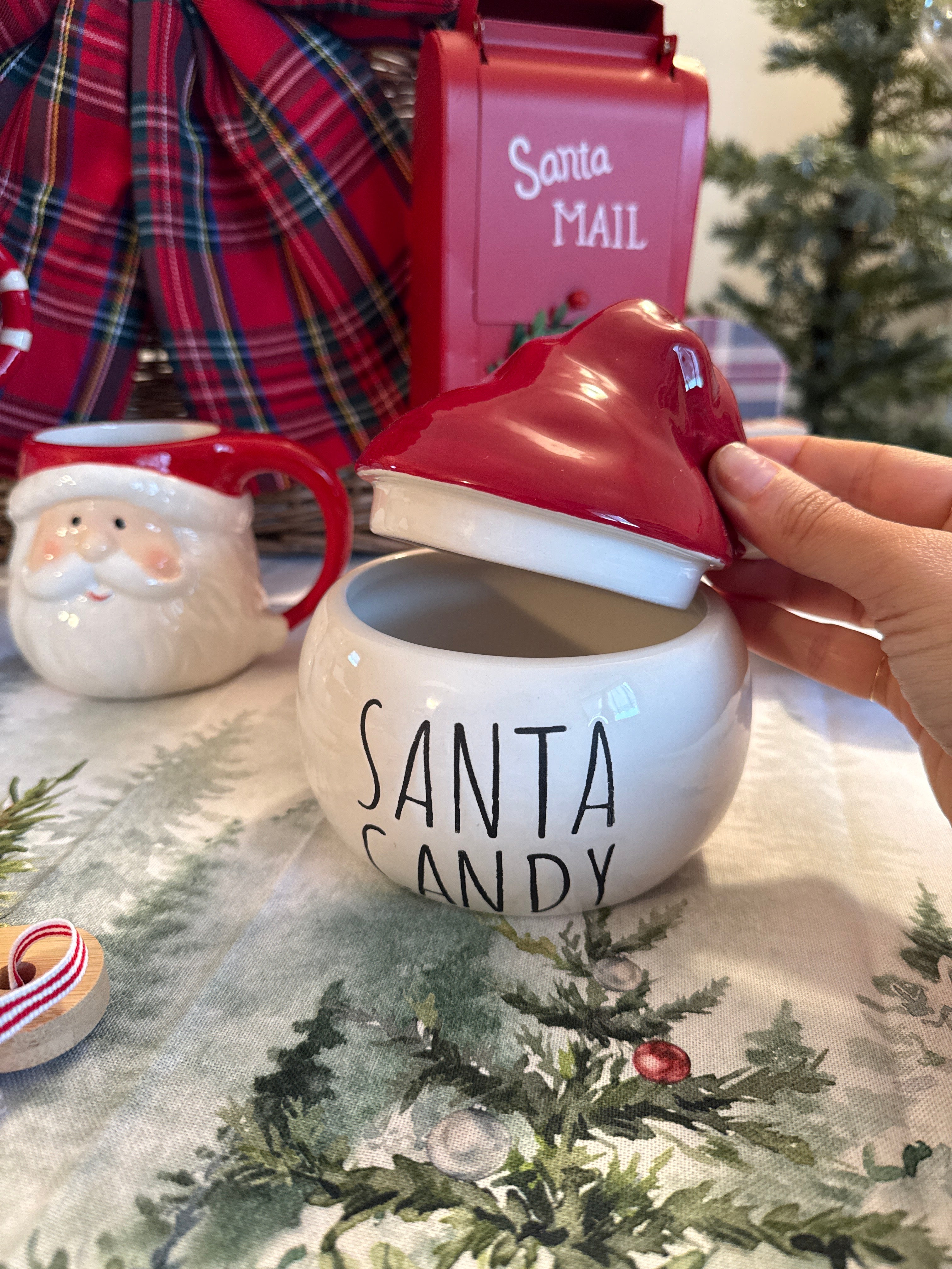 Barattolo SANTA CANDY in ceramica