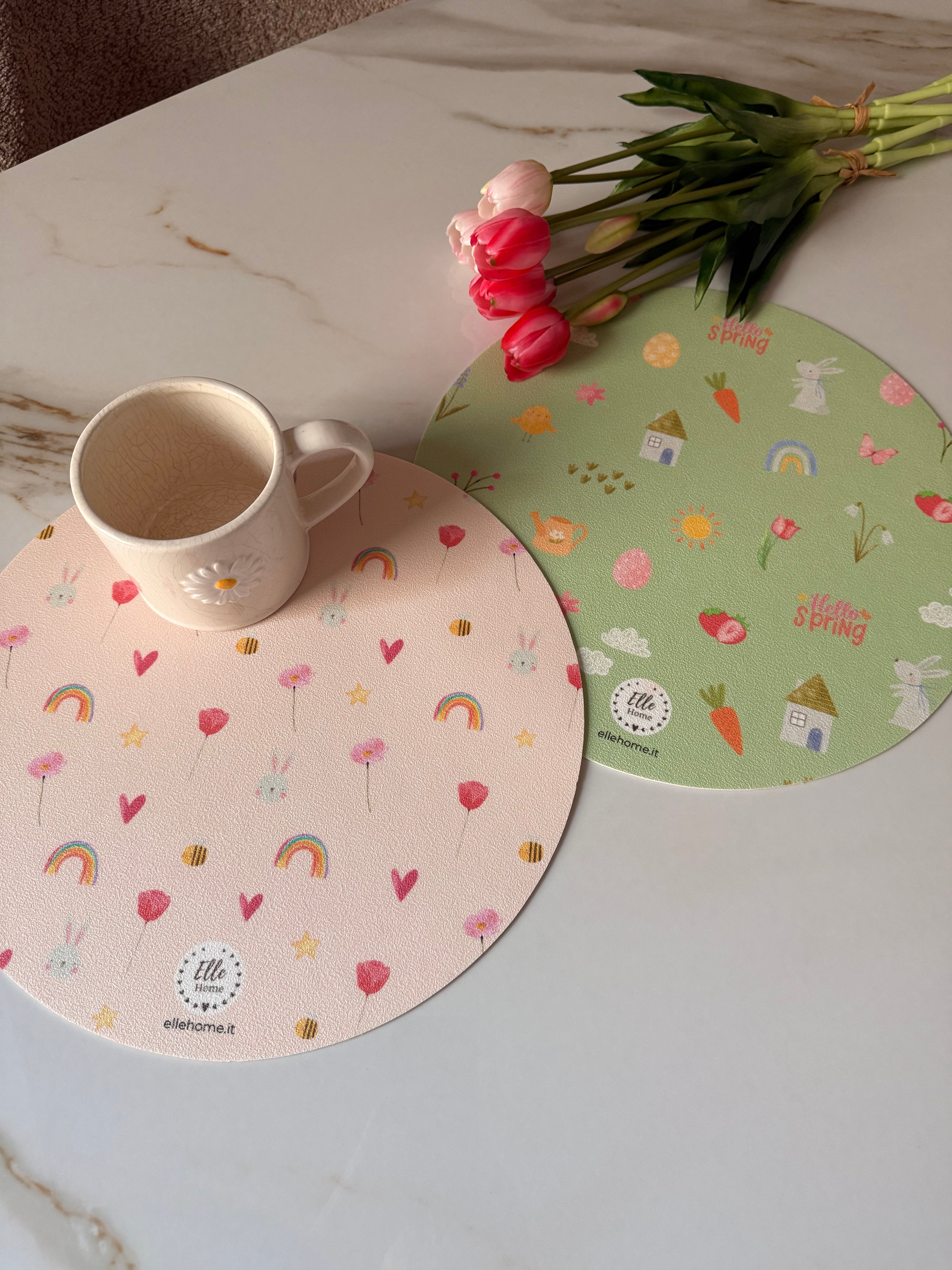 NUOVE tovagliette rotonde SPRING