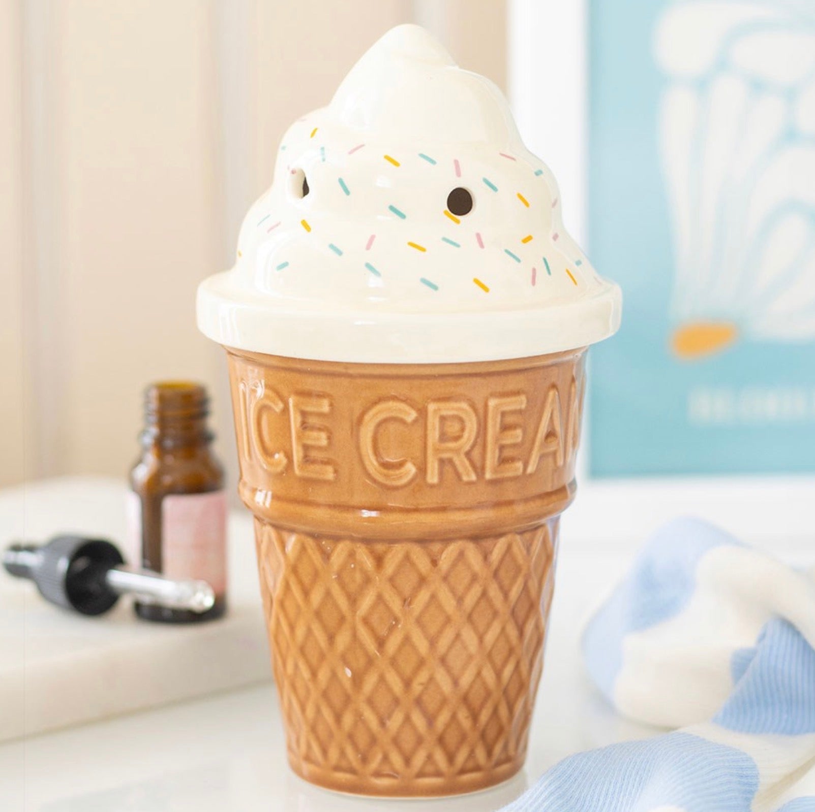 Bruciatore cera di soia CONO GELATO