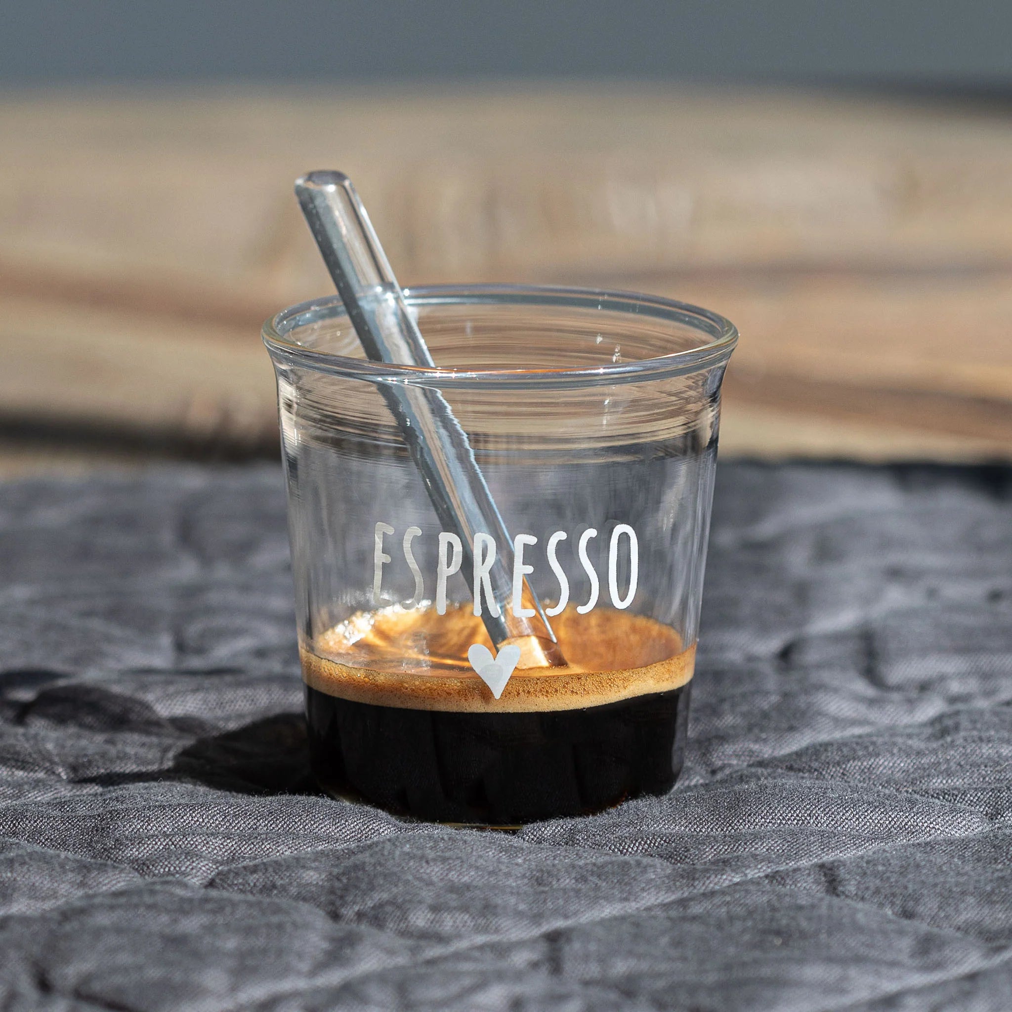 Bicchierini da CAFFE' in vetro borosilicato - 6 varianti