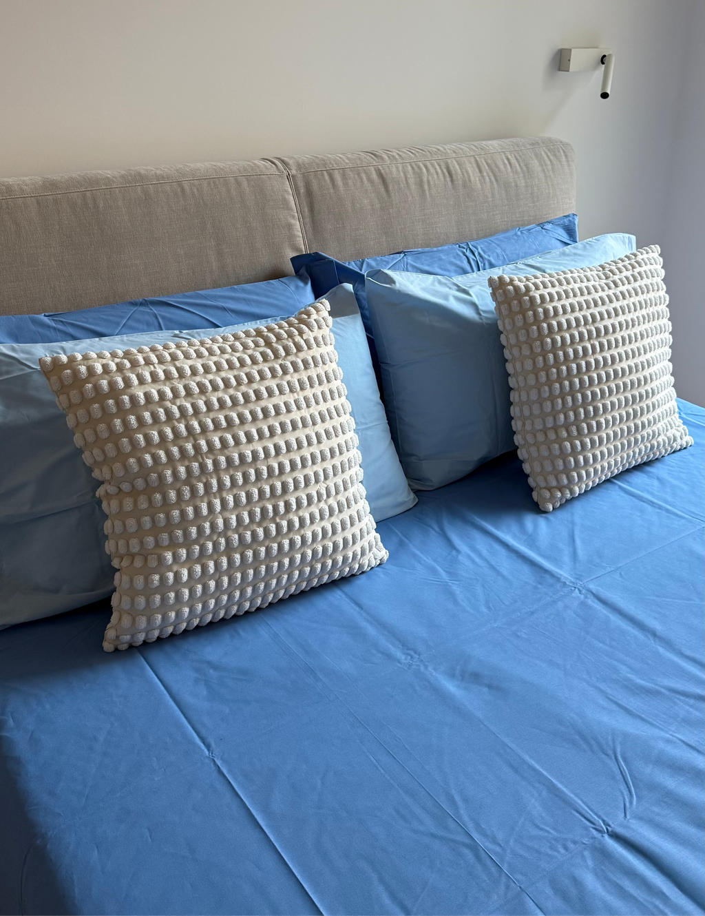 Completo letto tinta unita NAVY - personalizzabile