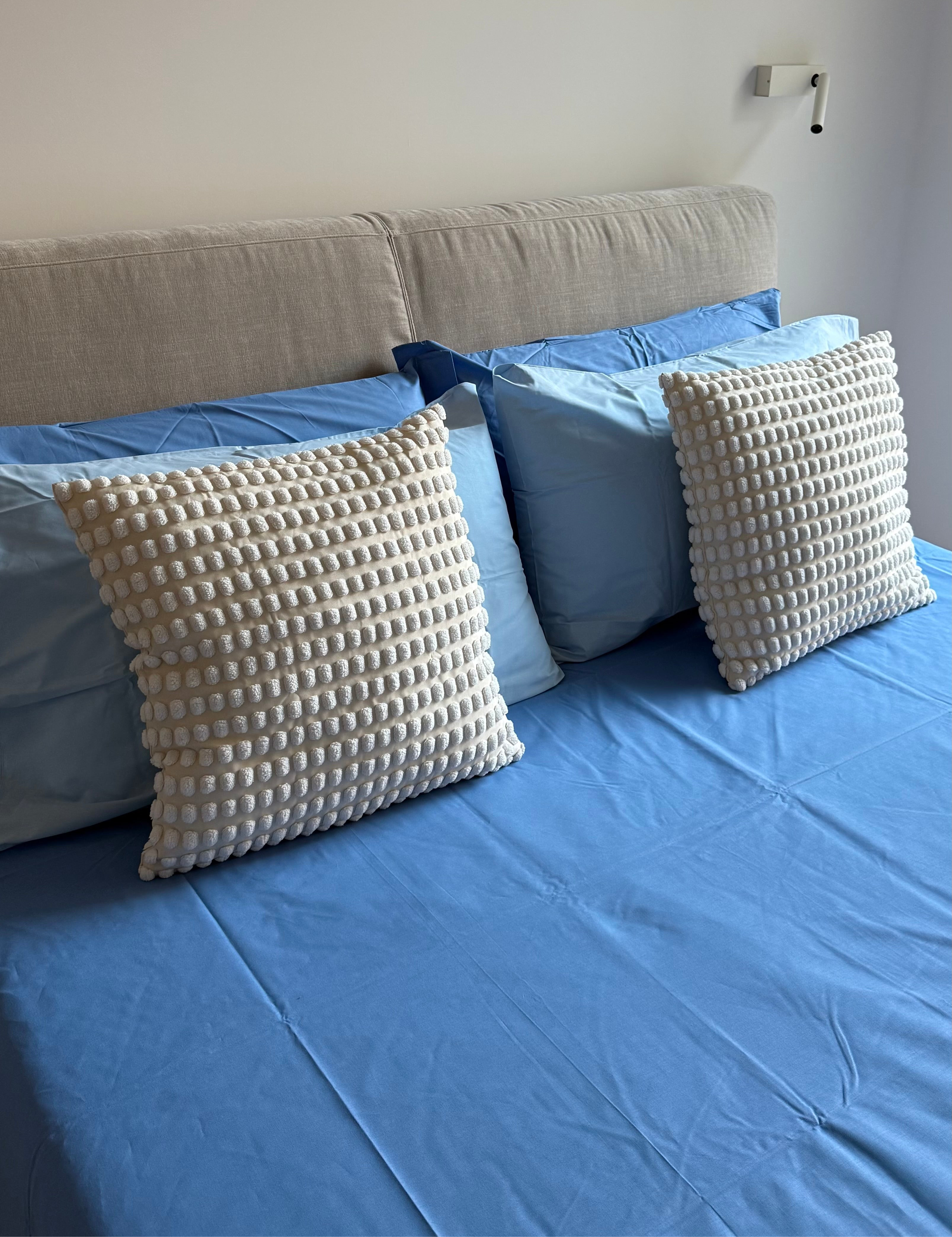 Completo letto tinta unita NAVY - personalizzabile