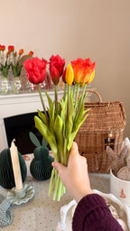 Mazzo TULIPANI SFRANGIATI 40cm - 8 varianti colore