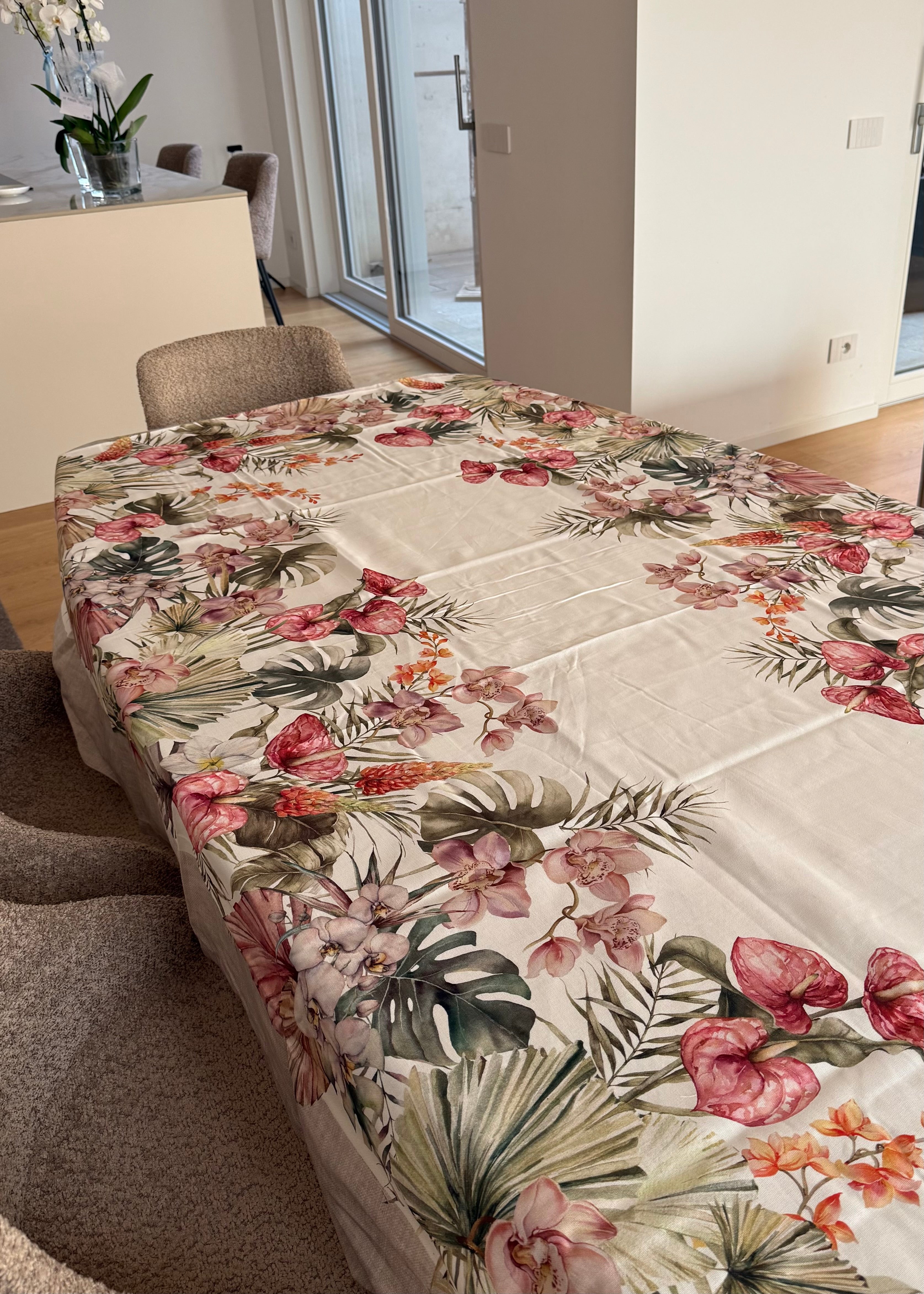 Tovaglia FOGLIE TROPICALI in stampa digitale