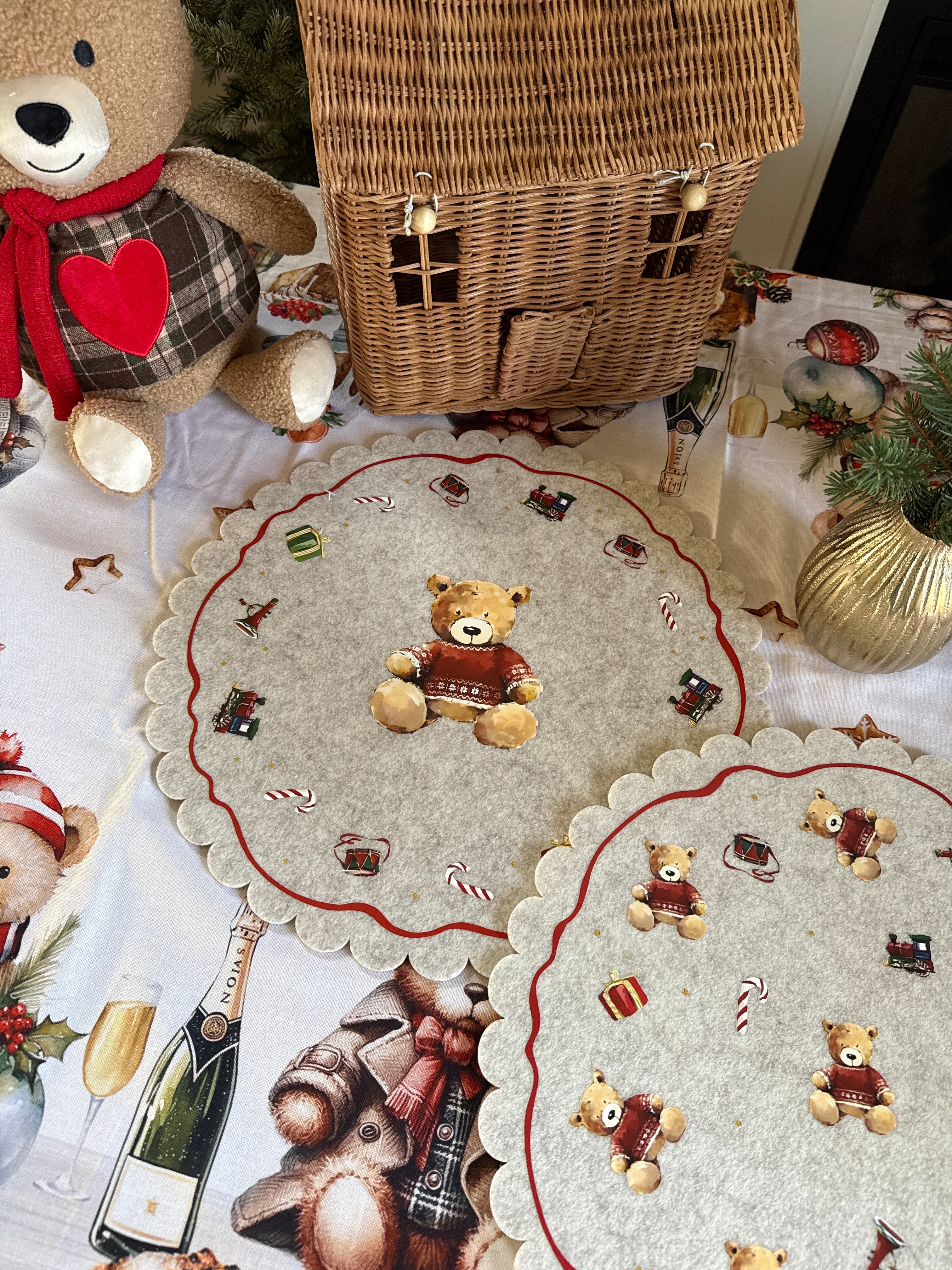 Tovaglietta americana ORSETTO BAILEY in feltro