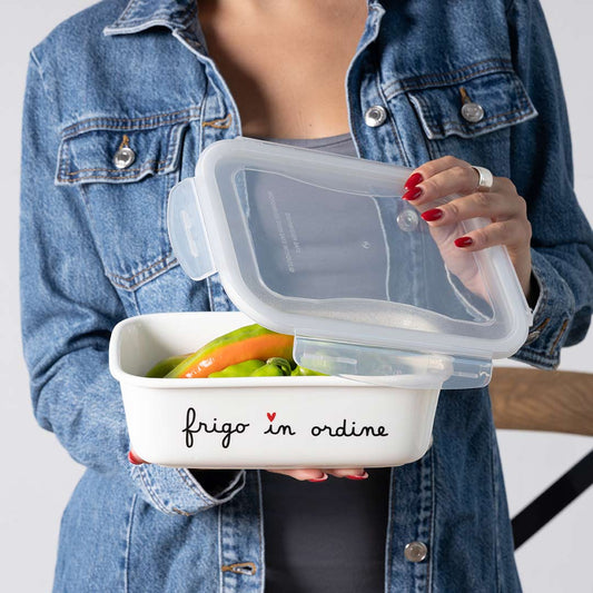 Contenitore in gres FRIGO IN ORDINE - tg. XL