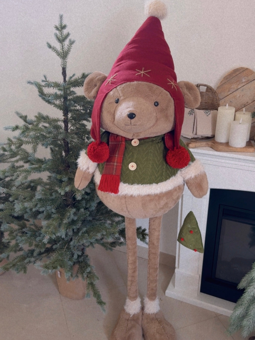 Maxi teddy PEPPER con gambe allungabili (altezza 153cm)