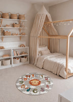 -50%✨ Tappeto arredo bimbi IT'S PLAY O' CLOCK - 3 varianti colore