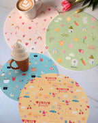 Tovagliette SEASON rotonde in pvc antimacchia - vendute singolarmente