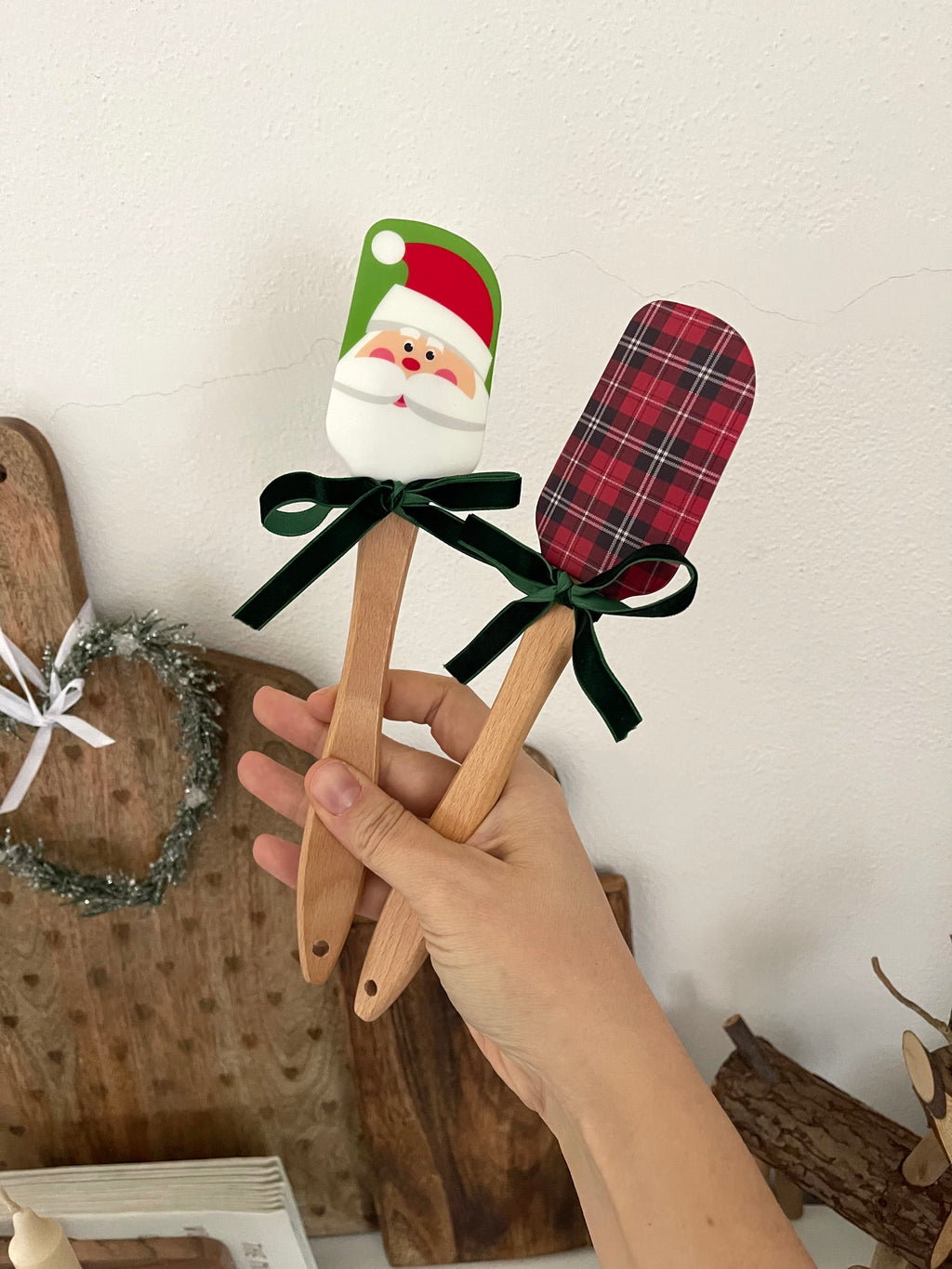 Spatoline BABBO & TARTAN  da personalizzare