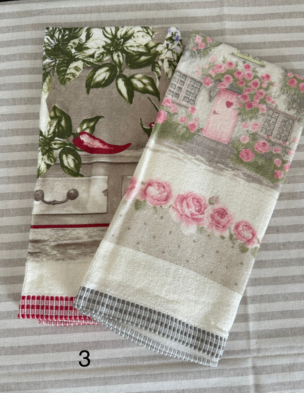 Set 2 STROFINACCI in spugna MAISON - 3 varianti