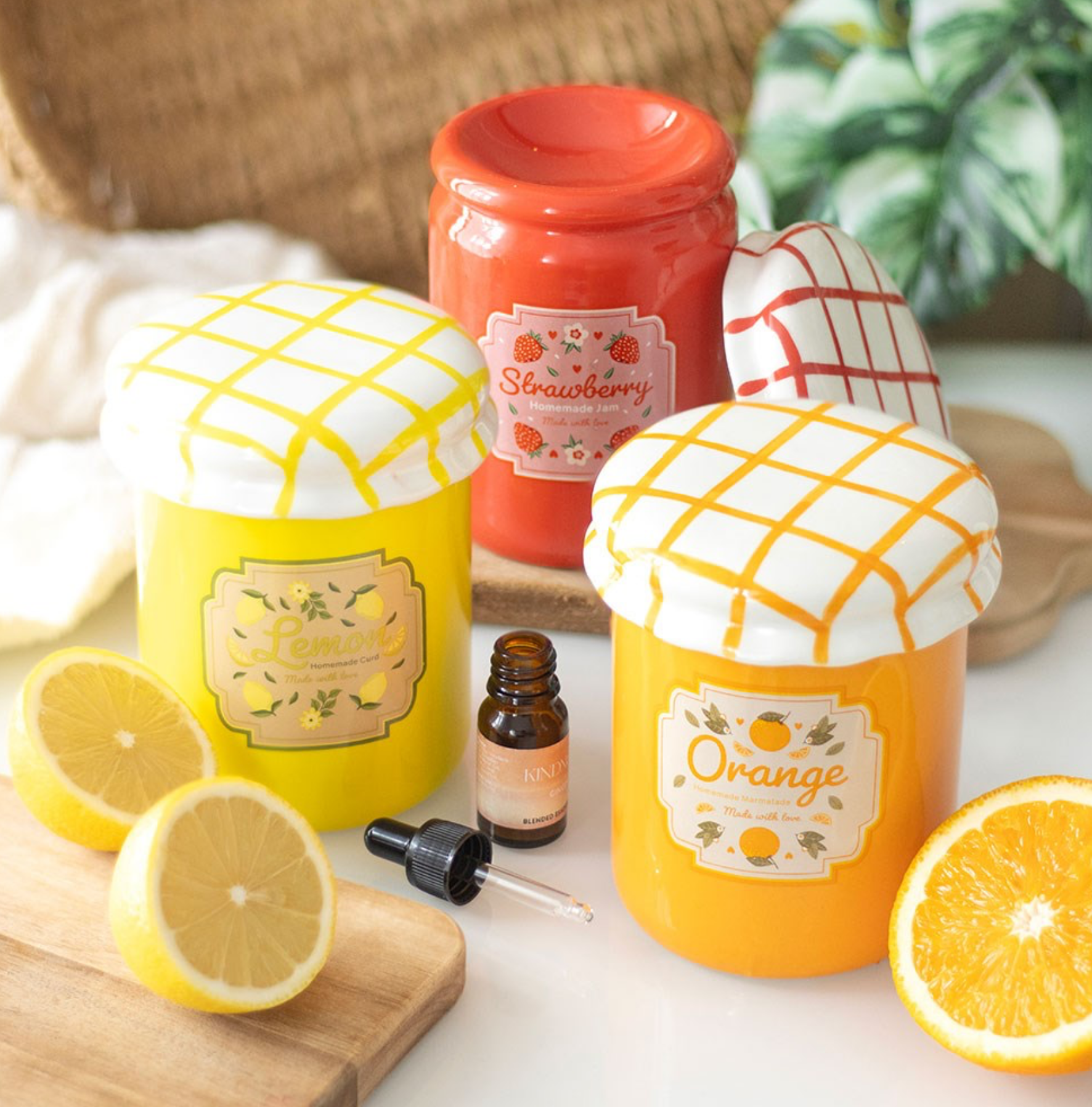 Bruciatore oli profumati / cera di soia CONFETTURA DI LIMONE