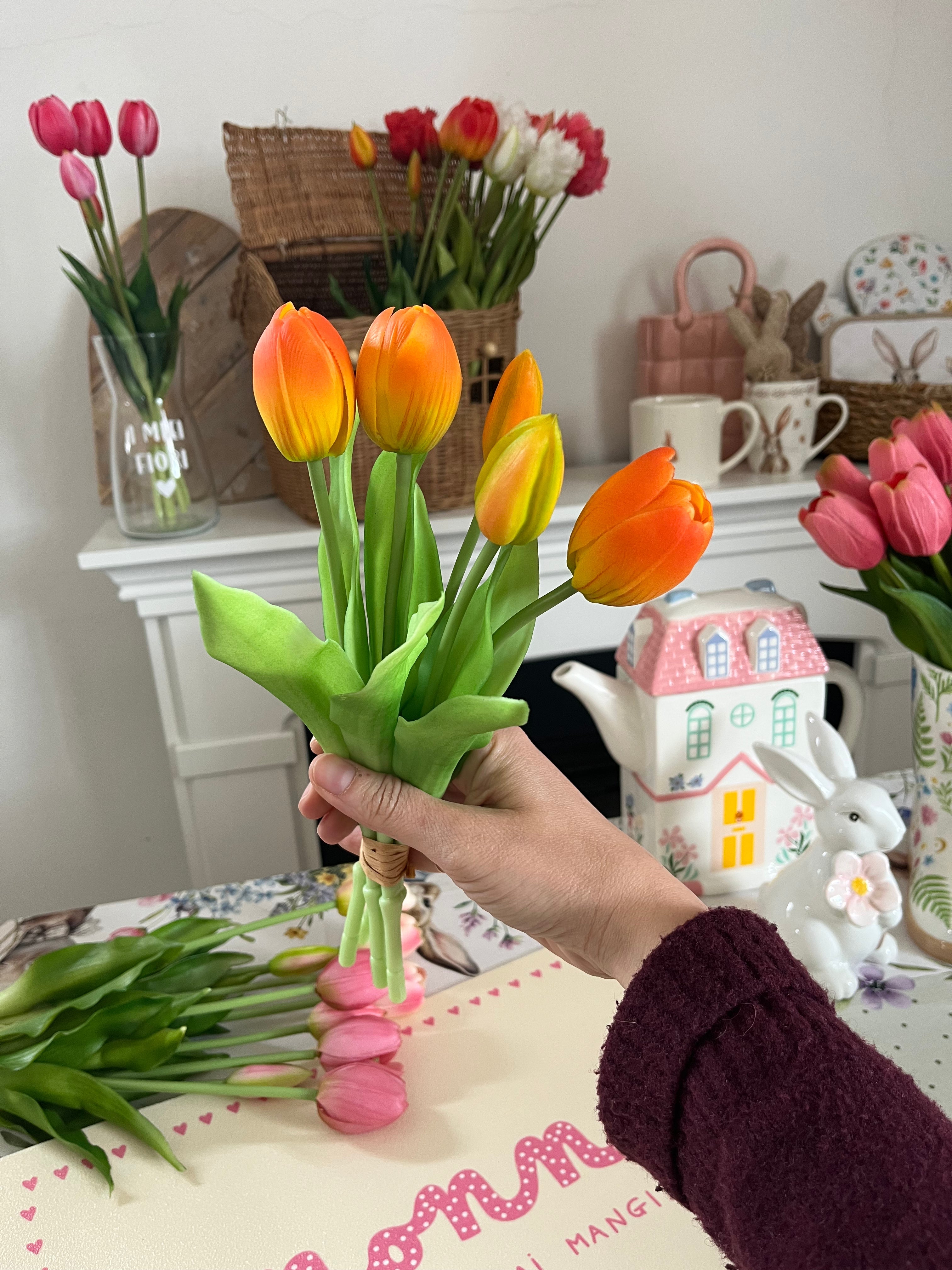 Mazzo Baby TULIPANI 🌷30 cm - 5 varianti colore