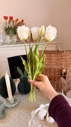 Mazzo TULIPANI SFRANGIATI 40cm - 8 varianti colore