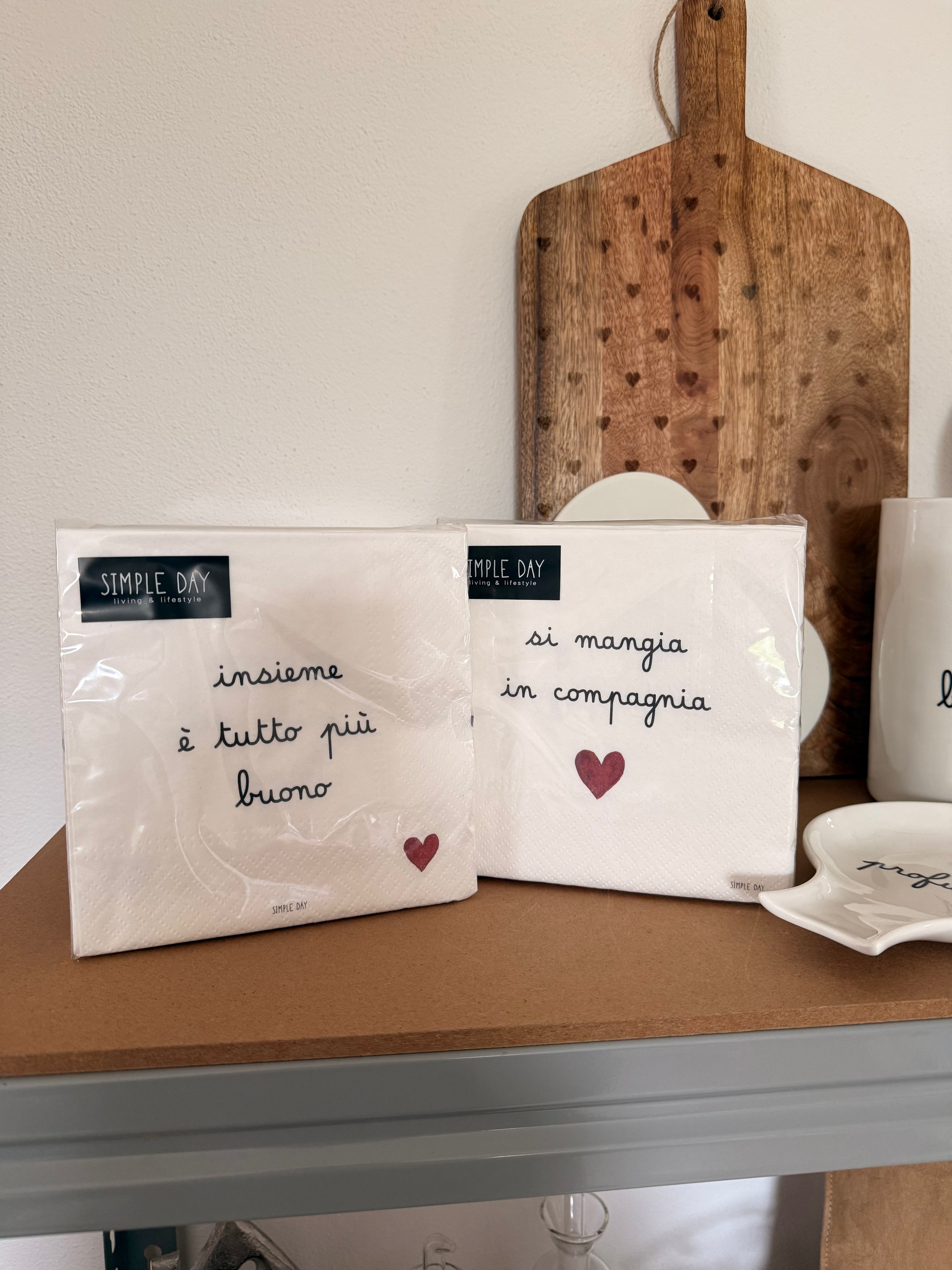 Tovaglioli di carta INSIEME TUTTO E' PIU' BUONO - SI MANGIA IN COMPAGNIA