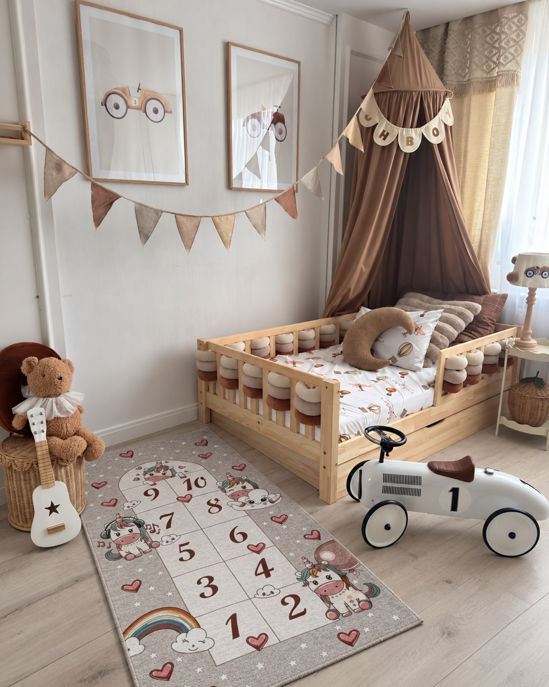 -50% ULTIMO✨ Tappeto arredo bimbi LOVE UNICORNO