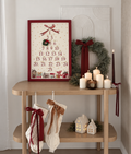 ULTIMO! -50% sconto ❤️🎄Calendario AVVENTO CAROL rosso