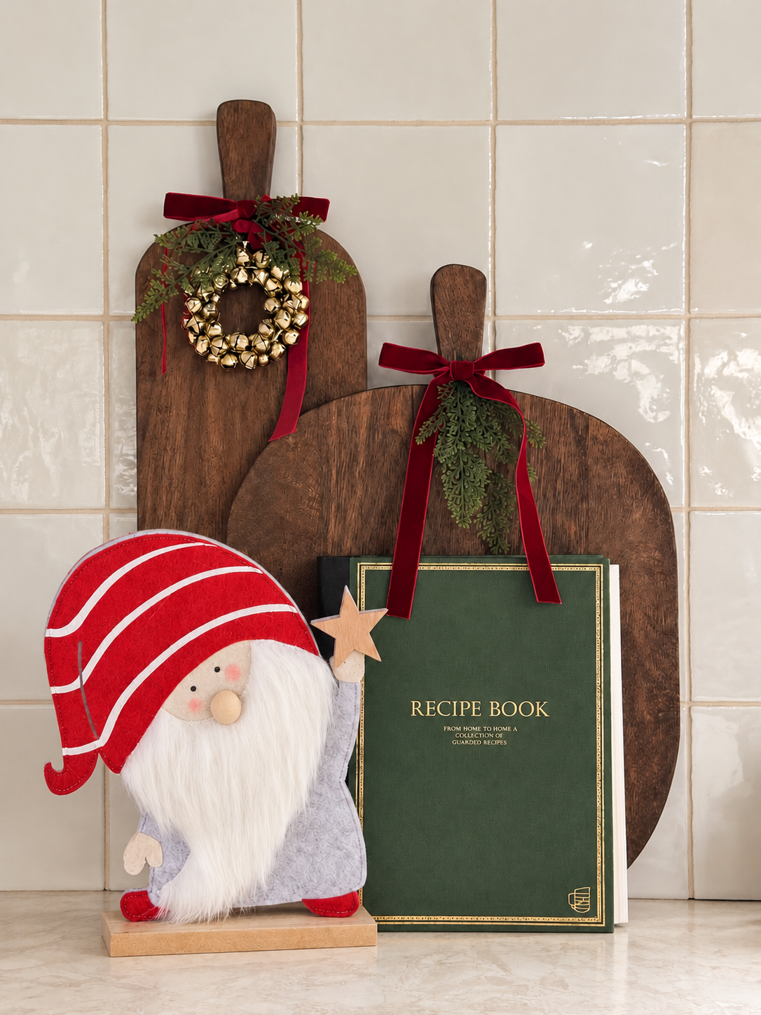 ULTIMO! -50% sconto🎅🏻✨ Gnomo NICKY in panno e legno