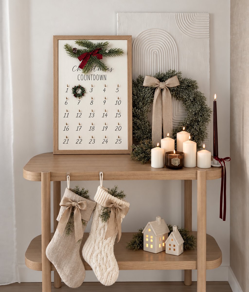 ULTIMO! -50% sconto ✨🎄Calendario AVVENTO CAROL legno