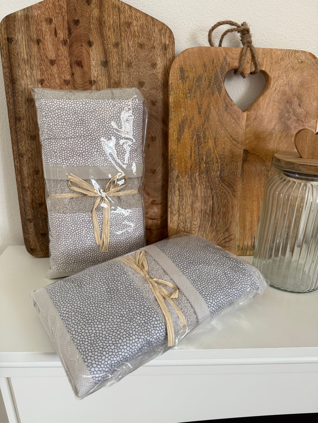 Coppia spugne viso + ospite SIMIL BORBONESE