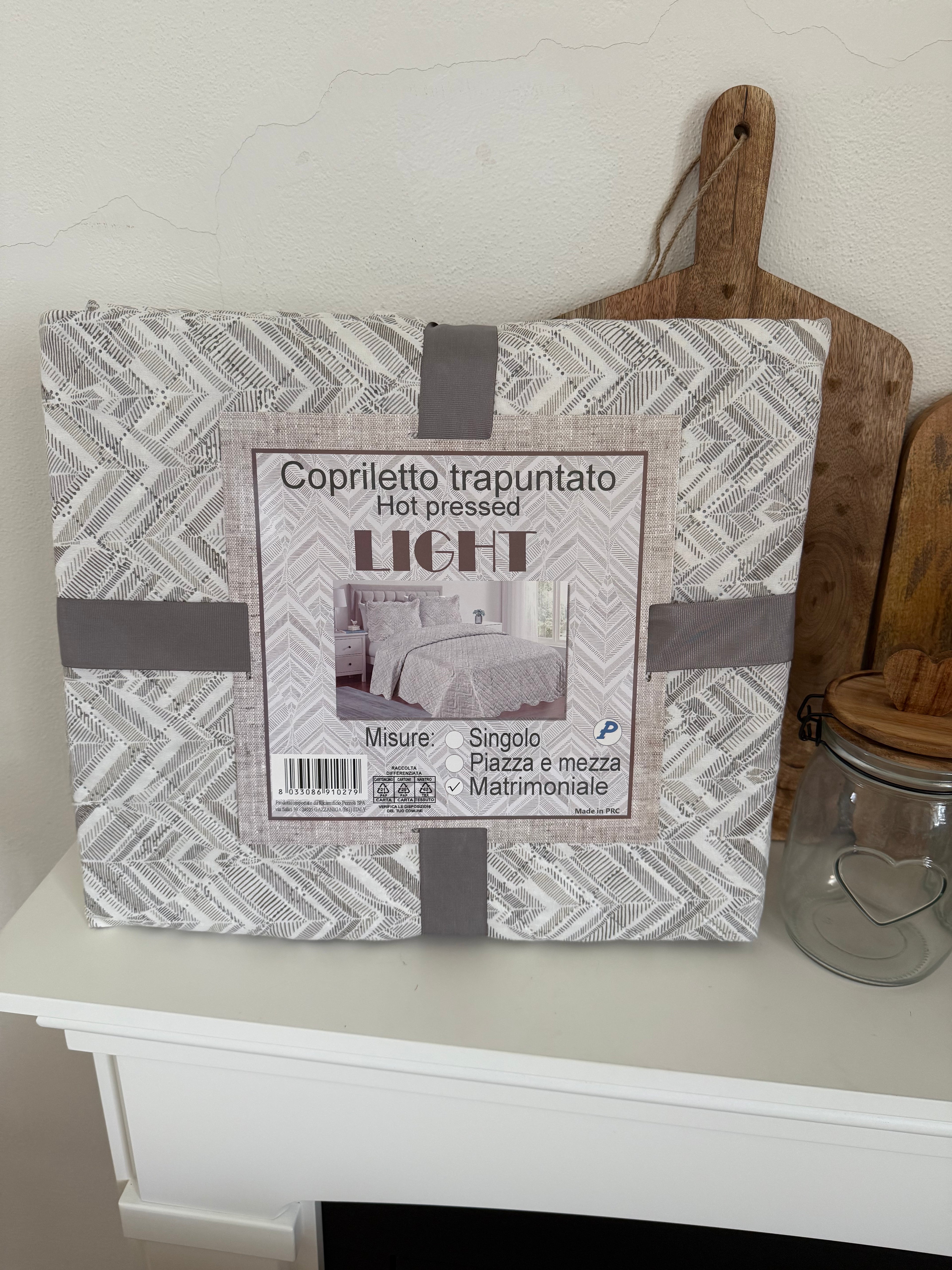 Copriletto trapuntato LIGHT - matrimoniale