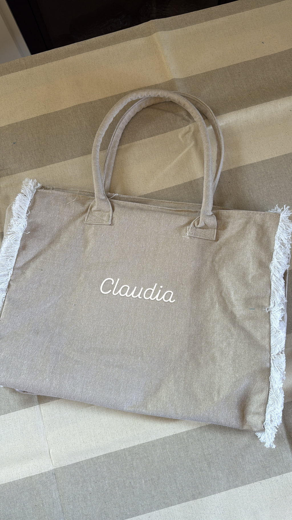 Borsa spiaggia SUMMER ☀️personalizzabile