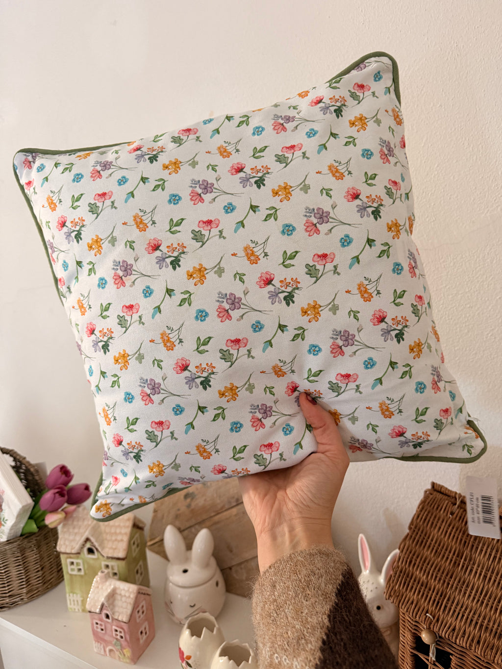 Cuscino FLOWERS 100% cotone