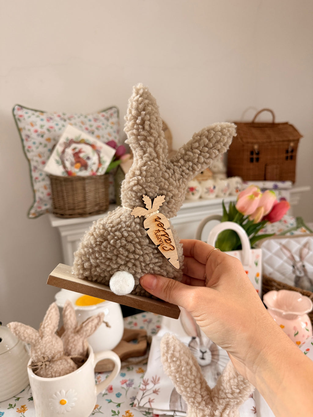 Coniglietti BUNNY morbidosi da appoggiare