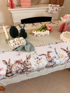 Tovaglia GREEN RABBIT in stampa digitale