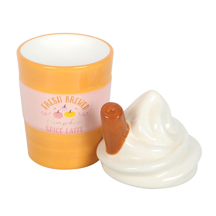 Bruciatore oli profumati / cera di soia PUMPKIN SPICE LATTE PINK