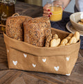 PORTA PANE/GRISSINI in cellulosa con cuoricini