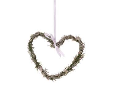 CUORE di pino innevato