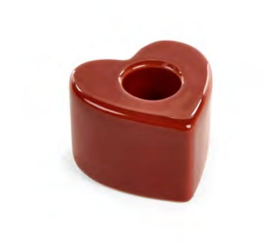 Portacandela a forma di cuore