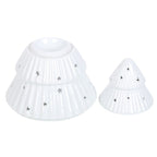 Bruciatore oli profumati / cera di soia WHITE XMAS TREE
