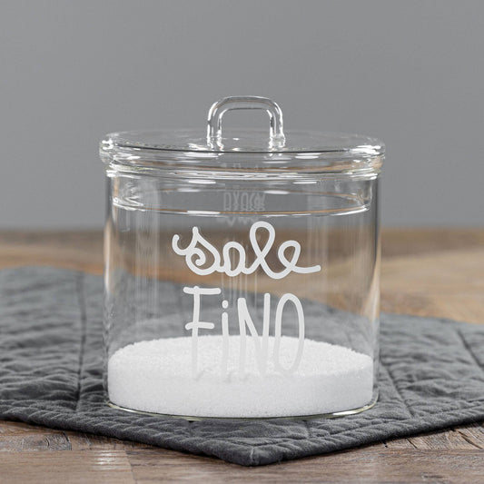 Barattolo in vetro borosilicato SALE FINO