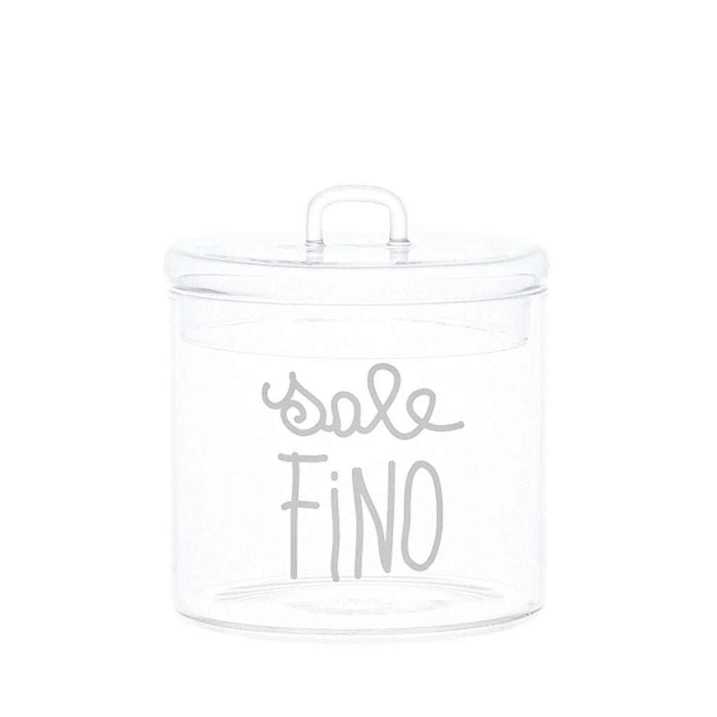 Barattolo in vetro borosilicato SALE FINO