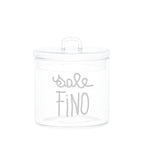 Barattolo in vetro borosilicato SALE FINO