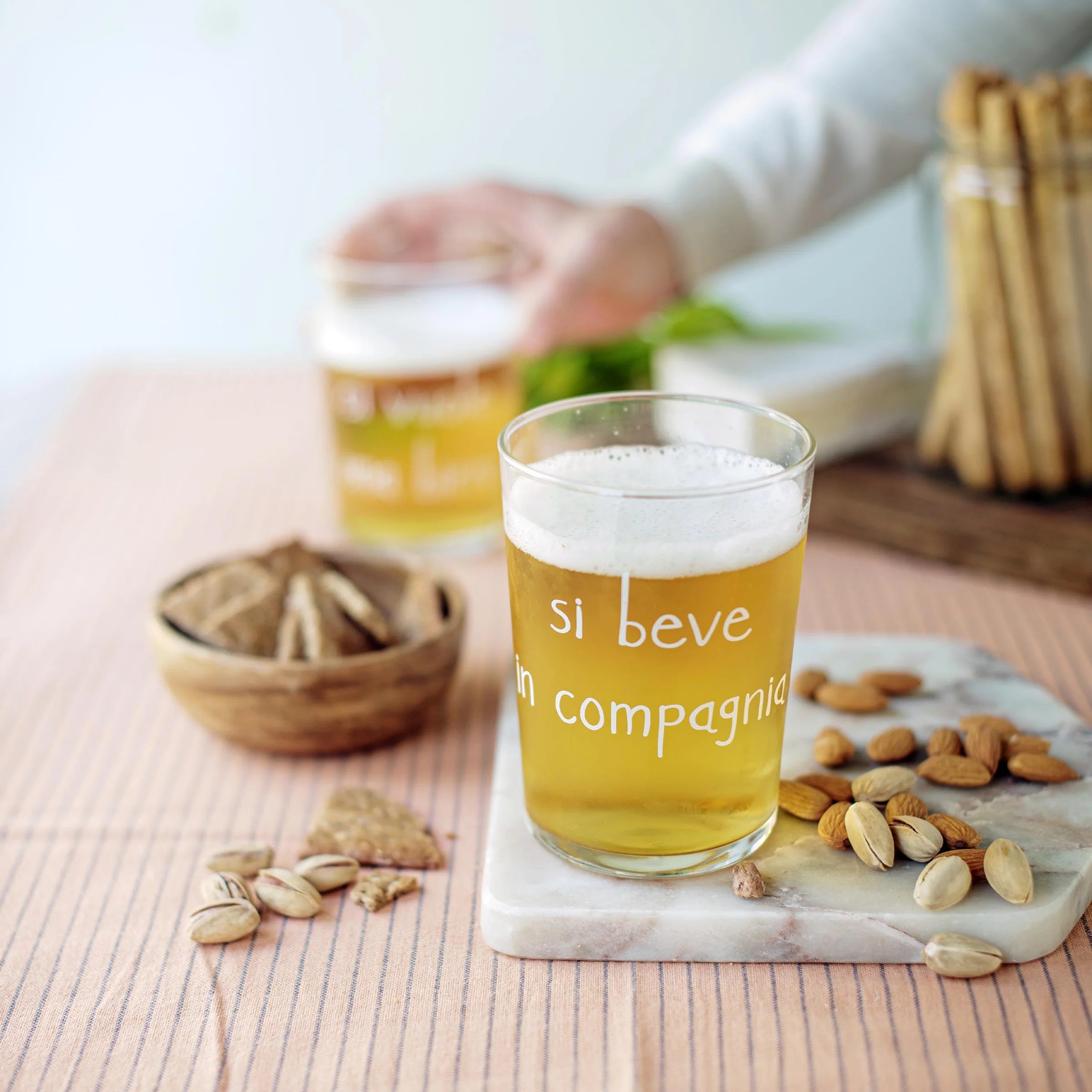 Bicchiere SI BEVE IN COMPAGNIA 50cl