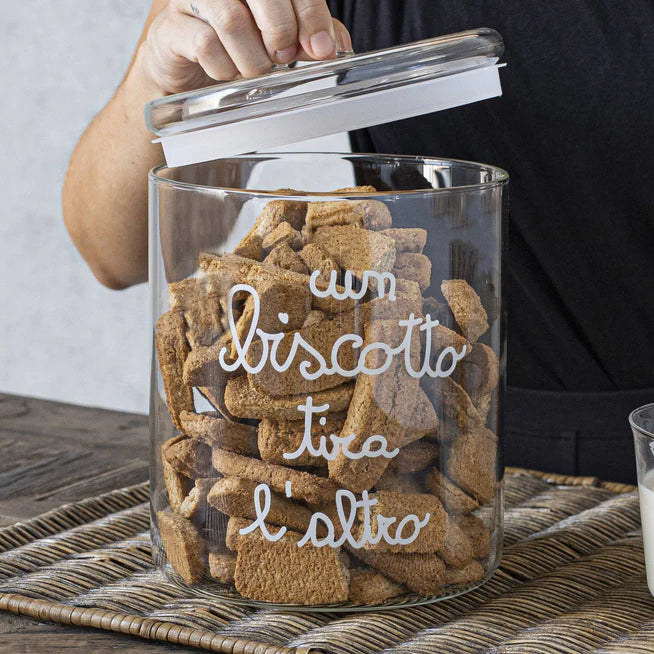 Maxi Biscottiera UN BISCOTTO TIRA L'ALTRO
