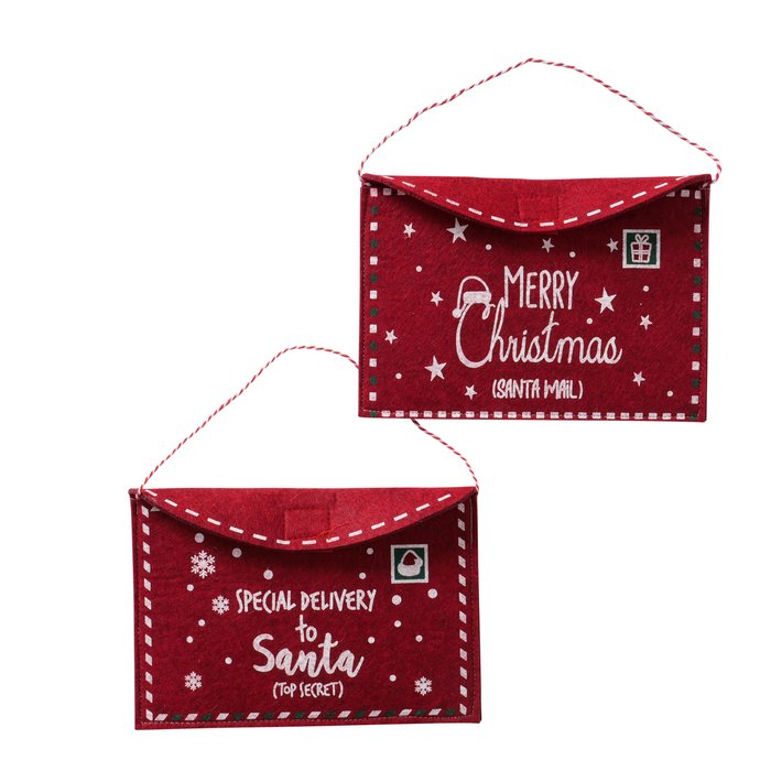 Letterina per Babbo Natale in feltro