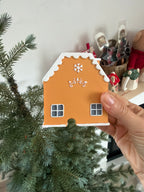 -50% sconto Bruciatore incenso CANDY CANE GINGERBREAD HOUSE sbeccata retro