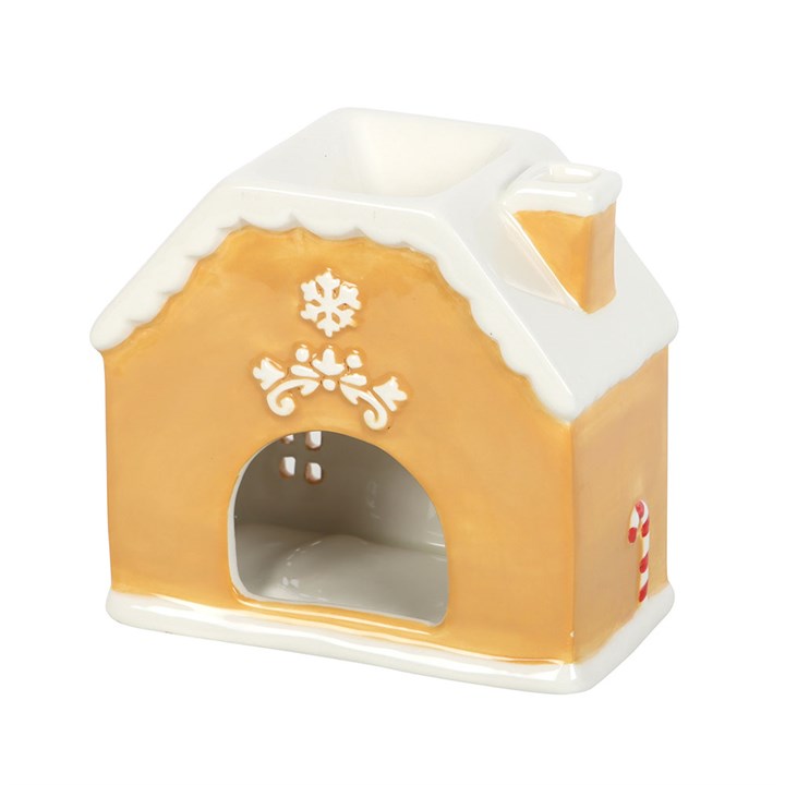 Bruciatore oli profumati / cera di soia CANDY CANE GINGERBREAD HOUSE