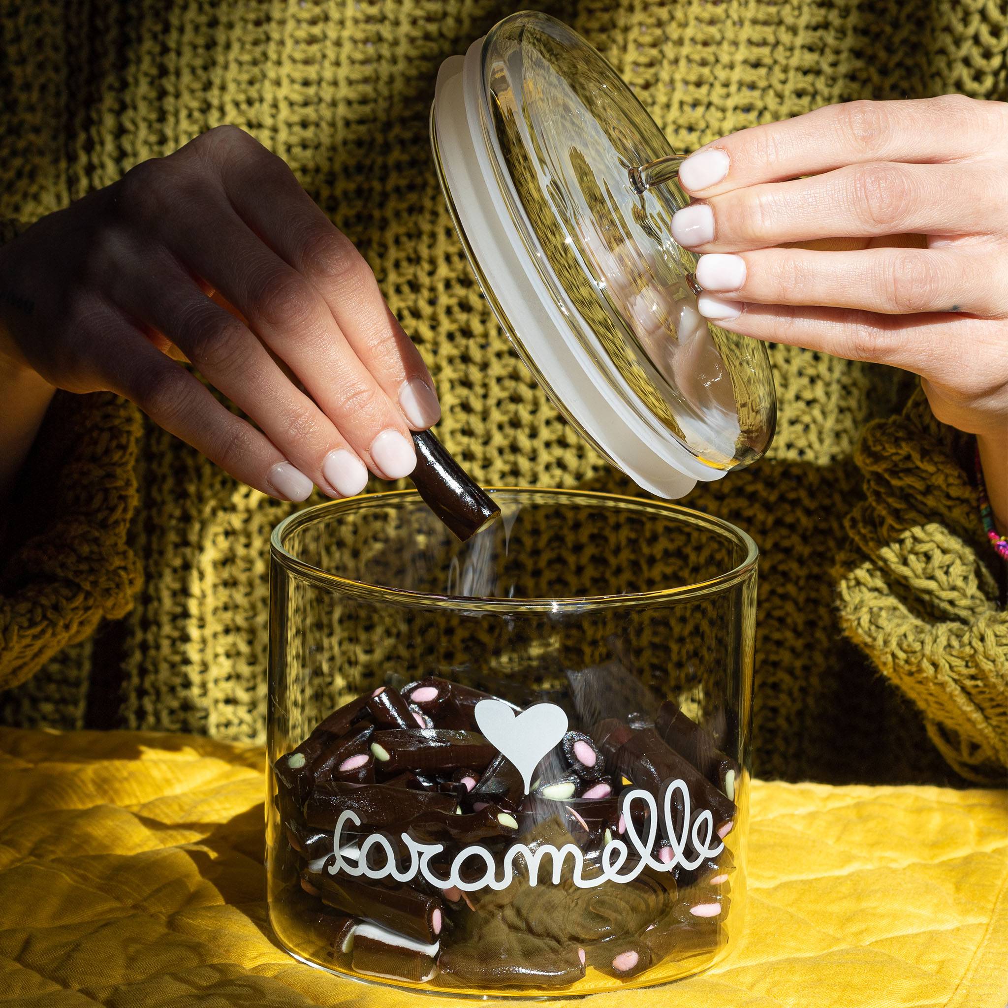 Barattolo in vetro borosilicato CARAMELLE